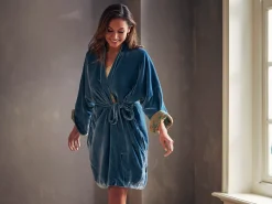 Saigon Collection Kimono Short><noscript><img width=